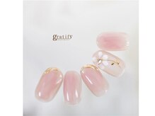 グラティフィープラスココ(gratify+coco)/【チークネイル ぷっくりお花】