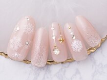 モンスリール 麻布十番(Mon Sourire)/オフィスにも♪結晶ネイル