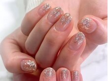 ココロ 新橋(kokoro)/ラメグラデーションネイル