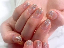 ラメグラデーションネイル