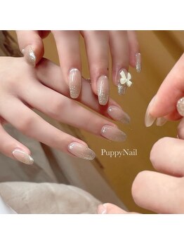 パピーネイル 北千住店(PUPPY NAIL)/シンプルお姉さんネイル
