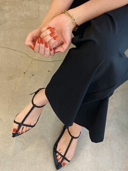 ネイルルーム オルポノ(Olupono)の写真/≪今の時期大人気のフットネイル◇≫足元にもトレンドを♪お仕事や家事育児でハンドが出来ない方にも◎