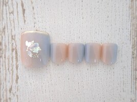 FOOT縦グラデネイル ￥6800
