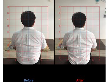 ストレチックス 近江八幡店/姿勢改善ビフォーアフター1回