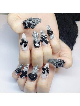 ベティネイル アイラッシュ(Betty Nail)/肉球モノトーンネイル