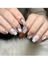 マイオティック ネイル(miotic nail)/マグネットチェックデザイン