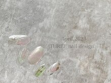 スリー(THREE)/April 2023/nail desing