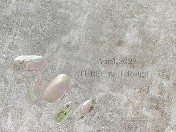 スリー(THREE)/April 2023/nail desing