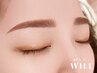 眉デザインwax+カット＆眉メイク込み（wax脱毛1回）￥8580→6500