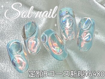 ソルネイル 池袋(Sol Nail)/定額夏クリアネイル