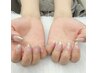 【パーツ無し単色ラメグラ×30分仕上げ】ハンド　4950円★
