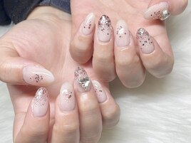 チークキラキラネイル★