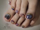 No.479/Purple Glitter Foot des