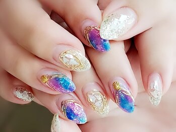 ネイルサロン シェル(Nail Salon SHELL)/ニュアンス　サマーネイル～★