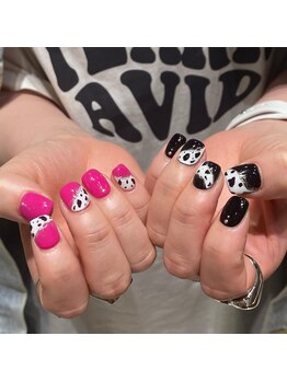 アニマル柄ネイル