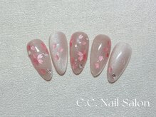 シーシーネイルサロン 池袋(C.C.Nail salon)/春の桜ネイル