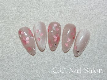 シーシーネイルサロン 池袋(C.C.Nail salon)/春の桜ネイル