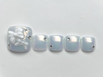 ジェミーネイル イケブクロ(Jemiy nail ikebukuro)/ダブルリボンミラー¥8500