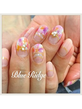 織(OLI)/ターコイズ☆キャンペーンネイル