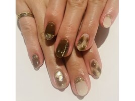 ニュアンス綺麗めネイル