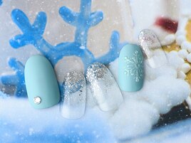 雪の結晶アート