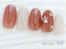 ラグジュアリーネイルズ アカバネ(Luxury Nails Akabane)/キラキラ*ビジューNail