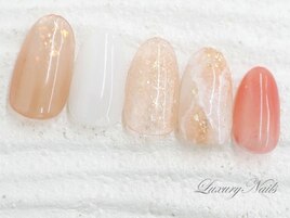 爽やか＊大理石Nail