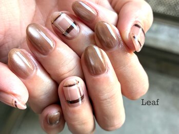 リーフ(Leaf)/チェックネイル