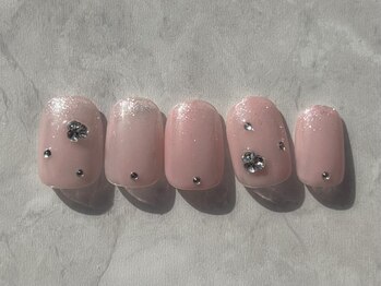 アイネイルズ 恵比寿店(I nails)/ピンクビジュー春8500円