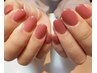 【短い爪もキレイに！】肌馴染み抜群◎SNS大人気！ワンカラー(ケア込)￥9000