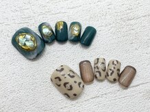 タネモト(Tanemoto)/12・1月フットネイル￥9900