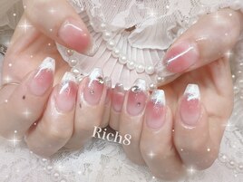 うるうるマグネットチークネイル