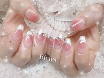 ネイルアンドまつげエクステ リッチエイト 原宿店(Rich8)/うるうるマグネットチークネイル