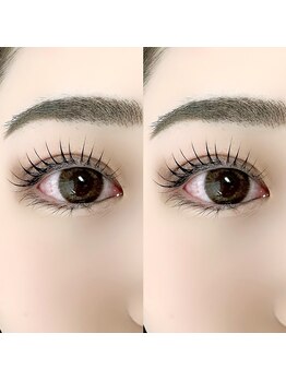 ネイルアンドアイラッシュ スリール(Sourire)/まつ毛パーマ/美眉【施術50分】