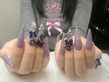 ナナネイル アメ村心斎橋店(NaNa Nail)/長さ出し/持ち込みOK/アート10本