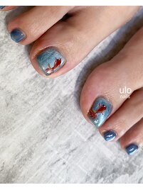 金魚ちゃんフットネイル