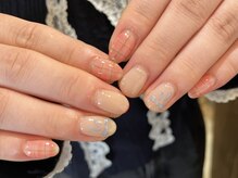 ニンニ(ninni)/リボンチェックネイル