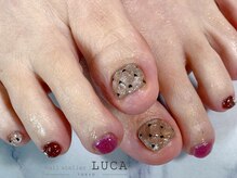 ネイルアトリエルカ(nail atelier LUCA)/W-512 ハートキルティングネイル
