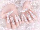 【スカルプ長さだしネイル】