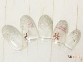 クリスマスネイル