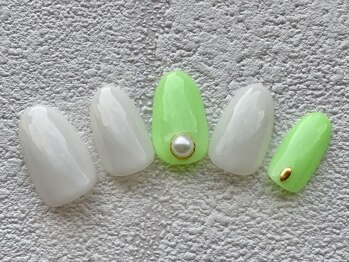 アイラッシュアンドネイル専門店 クラル(CURAR)/5月　マンスリーネイル　