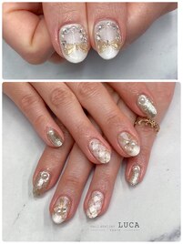 M-57 キラキラクリスマスネイル