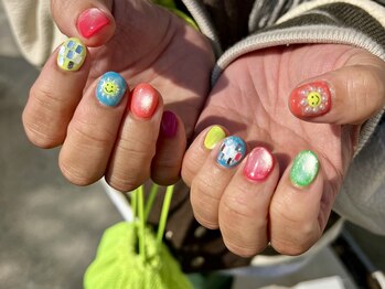 サラソージュ アチワ ネイル(SARA SO-JU ACHIWA NAIL)/カラフルマグネット