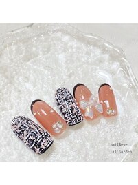 冬ネイル＊パラジェル変更◎