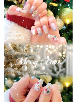 今月のmyネイルはクリスマス☆