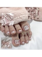 Nailsalon Mofume【ワンホン/パラジェル&フィルイン】/持ち込みオーロラフット