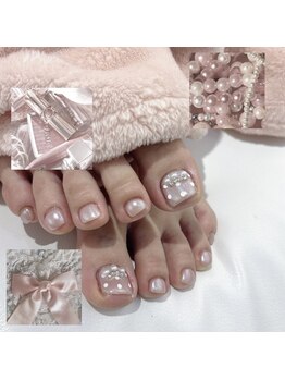 Nailsalon Mofume【ワンホン/パラジェル&フィルイン】/持ち込みオーロラフット