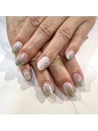 シンプルジェルネイル＆本格ケア