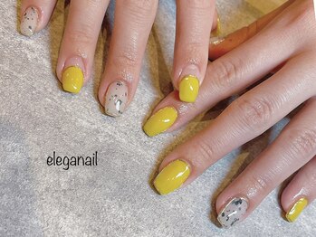 エレガネイル(elega nail)/ビビット*ニュアンスネイル