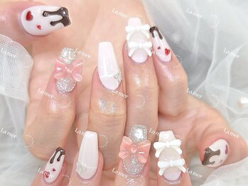 ラメール(La mer)/バレンタインネイル